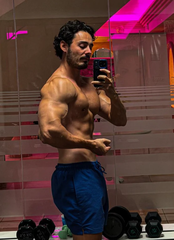 Santi nueve meses después, con 80 kg